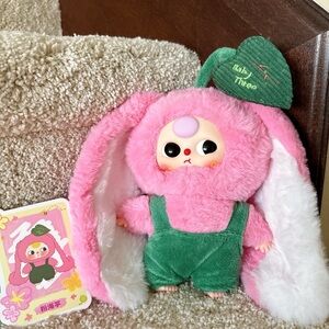 Baby three Adorable pink bunny Plush Toy